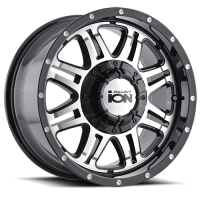 186 BK Black / Machined Face