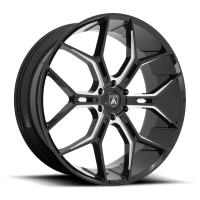 Monarch Truck ABL38 BK Gloss Black / Milled