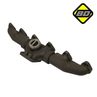 Exhaust Wastegated Manifold w/T4 Mount / 40-degree - Dodge 1998.5-2007 5.9L