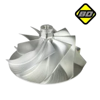 Wheel, Billet Turbo Comp - 1999.5-2003 7.3L Ford OEM/Garrett Turbo