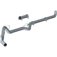 P1 4" Down Pipe Back, Race System (includes front pipe) without muffler, 2007-2010 Chevy/GMC 2500...