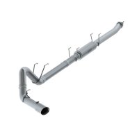 P1 4" Down Pipe Back, Race System, without bungs, without muffler, - PLM Series, Aluminized, 2017...