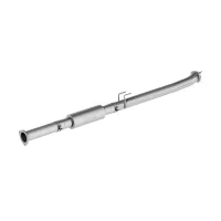 P1 4" Race Pipe without bungs, with muffler, Aluminized, 2011-2016 Ford F250/350/450 6.7L