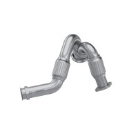 Turbo Exhaust Up-Pipe Dual For 03-07 Ford 6.0L Powerstroke Aluminized Steel Carb EO Num. D-763-3 ...