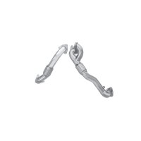 Turbo Up Pipe Kit For 08-10 Ford F250/350/450 6.4L Powerstroke Aluminized Steel Carb EO D-763-3 F...
