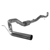 4" Aluminized Downpipe Back Single With Muffler