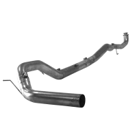 4" Aluminized Downpipe Back Single NO Muffler