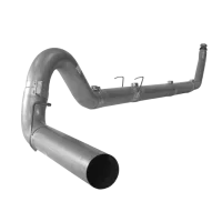 5" Aluminized Turbo Back Single NO Muffler