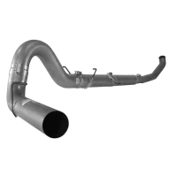 5" Aluminized Turbo Back Single NO Muffler