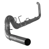 5" Aluminized Turbo Back Single NO Muffler