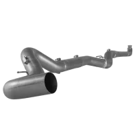 5" Aluminized Downpipe Back Single NO Muffler 
