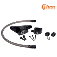 Cummins Coolant Bypass Kit Manual Transmission w/ Stainless Steel Braided Line 2003-2007 Dodge Ra...