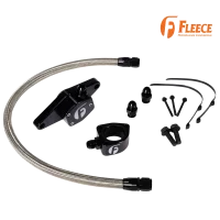 Cummins Coolant Bypass Kit with Stainless Steel Braided Line 1998.5-2002 Dodge Ram 2500/3500 5.9 ...