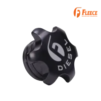 Black Anodized Billet Fuel Cap For 2013-18 Ram 2500/3500 6.7 Cummins Fleece Performance