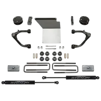 Fabtech 3" UNIBALL UPPER CONTROL ARMS SYS W/ STEALTH SHOCKS 07-18 GM 1500 2/4WD P/U