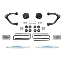 Fabtech 3" UNIBALL UCA SYS W/ PERF SHKS 2019-23 GM 1500 P/U 4WD