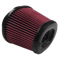 Air Filter For Intake Kits 75-5105,75-5054 Oiled Cotton Cleanable Red S&B