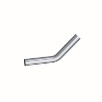 3.5 Inch Exhaust Pipe 45 Degree Bend 12 Inch Legs Aluminized Steel MBRP