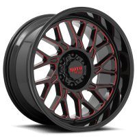 MO805 GB-MR Gloss Black / Milled-Red Tint