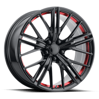 PR194 GBR Gloss Black / Red Machined
