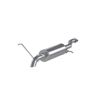 2.5 Inch Cat Back Exhaust System Before Axle Turn Down For 04-12 Colorado/Canyon Extended/Crew Ca...