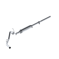 Cat Back Exhaust System Single Side Aluminized Steel For 09-13 Silverado/Sierra 1500 MBRP