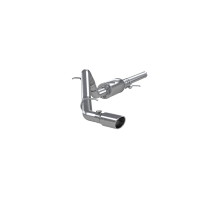 3 Inch Cat Back Exhaust System Single Side Exit Aluminized Steel For 14-18 Silverado/Sierra 1500 ...
