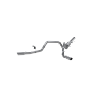3 Inch Cat Back Exhaust System Dual Split Side T409 Stainless Steel For 14-18 Silverado/Sierra 15...