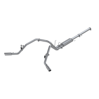 3 Inch Cat Back Exhaust System Dual Split Side Aluminized Steel For 06-08 Dodge Ram Hemi 1500 MBR...