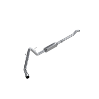Cat Back Exhaust System Single Side Exit Aluminized Steel For 05-07 Dodge Ram Dakota 3.7/4.7L MBR...