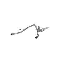 3 Inch Cat Back Exhaust System Dual Split Rear For 04-08 Ford F-150 Extended Cab/Crew Cab Alumini...