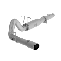 Cat Back Exhaust System 4 Inch Single Side Exit 5 Inch OD Tip Included Aluminized Steel For 99-04...