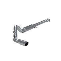 4 Inch Cat Back Exhaust System Single Side Exhaust T409 Stainless Steel For 11-14 Ford Ford F-150...