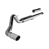 4 Inch Cat Back Exhaust System For 15-20 Ford F-150 2.7L/3.5L EcoBoost Single Aluminized Steel MB...