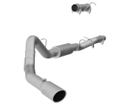 4 Inch Cat Back Exhaust System Single Side T409 Stainless Steel For 06-07 Silverado/Sierra 2500/3...