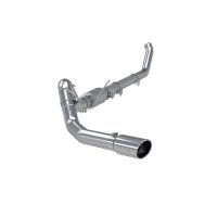 4 Inch Turbo Back Single Side T409 Stainless Steel For 03-04 Dodge Ram 2500/3500 Cummins 5.9L Cum...