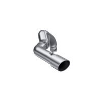 5 Inch Filter Back Single Side T409 Stainless Steel For 19-Up RAM 2500/3500 Cummins 6.7L 13-18 RA...
