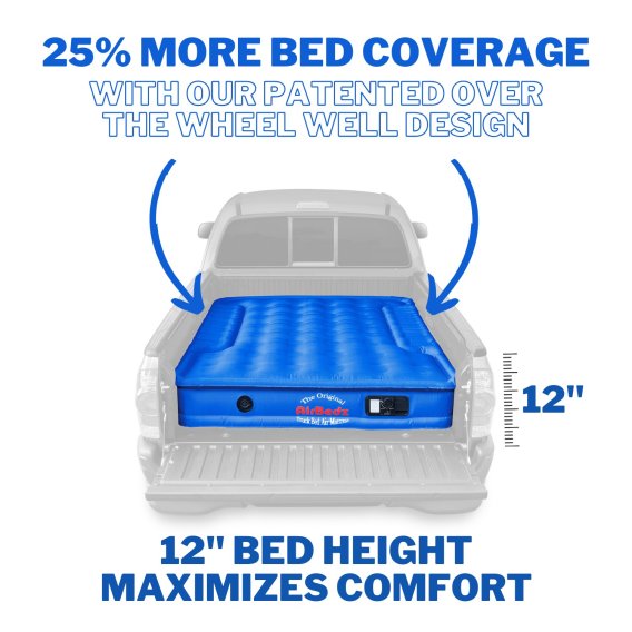 AirBedz by Pittman Outdoors - PPI 103 Mid Size 6.0'-6.5' Standard Bed with Built-in Rechargeable ...