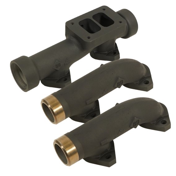 CAT T6 CERAMIC COATED EXHAUST MANIFOLD/CAT 3406E 93-98/C15 NON-ACERT 99-03