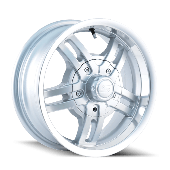 12 Trailer Wheels Hyper Silver