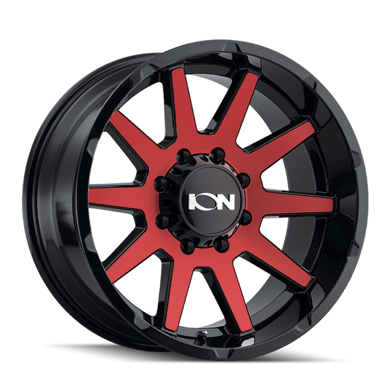 143 RD Gloss Black / Red Machined Face