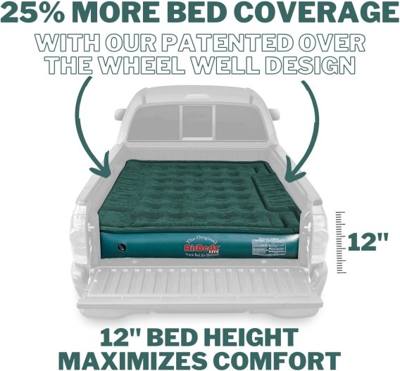 AirBedz Lite by Pittman Outdoors - PPI PV203C Mid Size 6.0'-6.5' Standard Bed with Portable DC Ai...