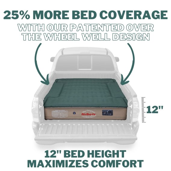 AirBedz Pro3 by Pittman Outdoors - PPI 301 Full Size 8.0' Long Bed with Built-in DC Air Pump - Th...