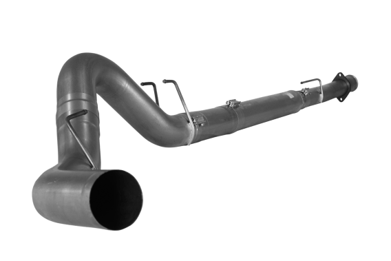 4" Stainless Downpipe Back Single NO Muffler | 2008-2010 Ford 6.4L F250/F350 Powerstroke (FLO-PRO...