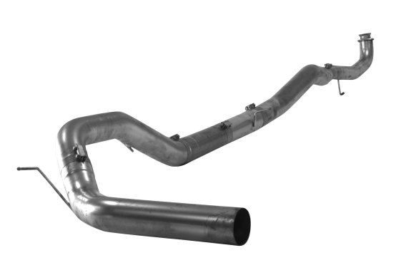 4" Stainless Downpipe Back Single Without Muffler | 2020-2023 GM 2500/3500 6.6L DURAMAX L5P (FLO-...