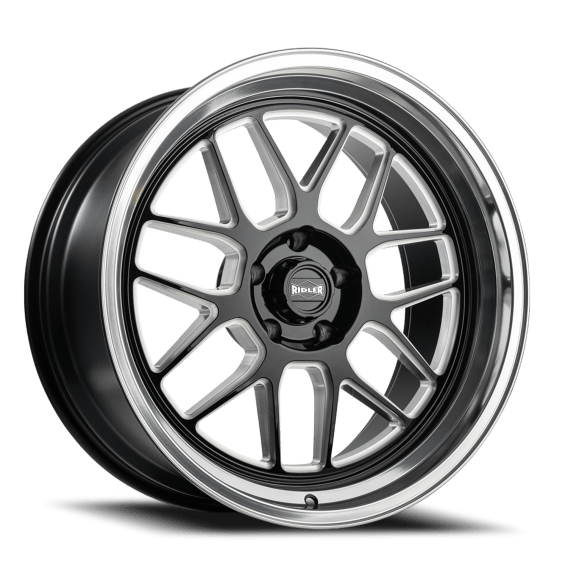 611 Gloss Black / Milled-Diamond Cut Lip