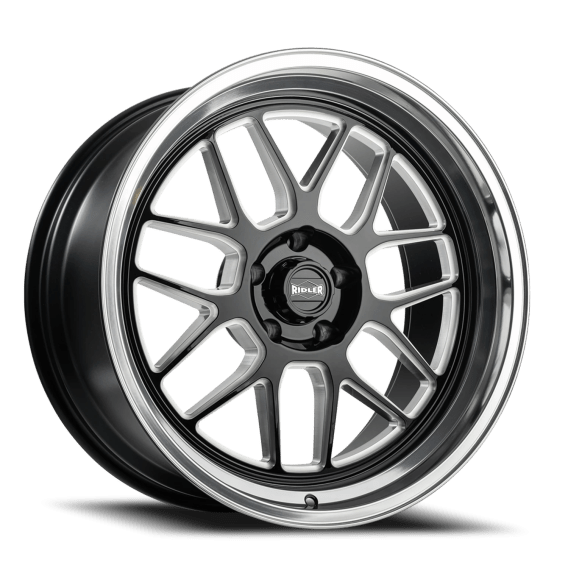 611 Gloss Black / Milled-Diamond Cut Lip
