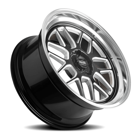 611 Gloss Black / Milled-Diamond Cut Lip