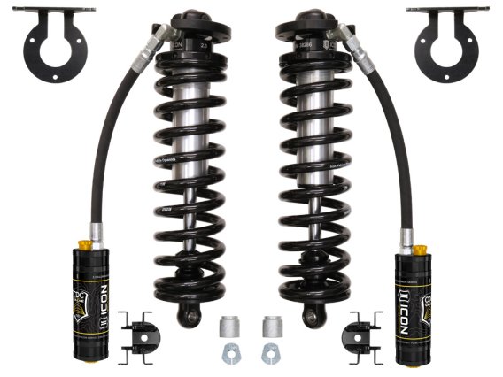 ICON 2005-2024 Ford F-250/F-350 Super Duty 4WD, 2.5” Lift, 2.5 VS Remote Reservoir w/ CDCV Coilov...