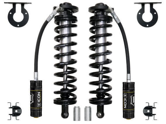 ICON 2005-2024 Ford F-250/F-350 Super Duty 4WD, 4-5.5” Lift, Front, 2.5 V.S. Remote Reservoir Coi...